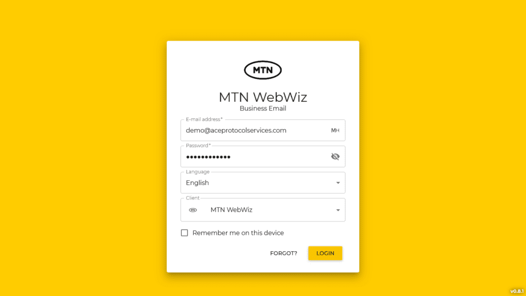 01 - Log into MTN Business Email